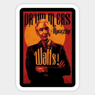 Vintage Drummers Magazine Sticker